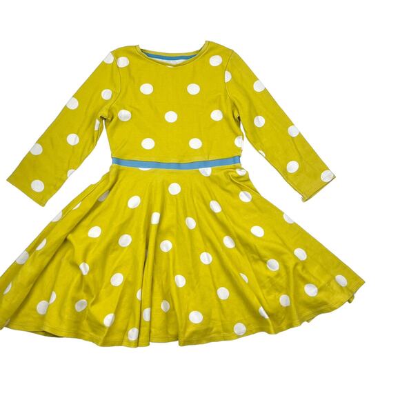 Mini Boden Yellow Polka Dot Dress - Picture 1 of 6